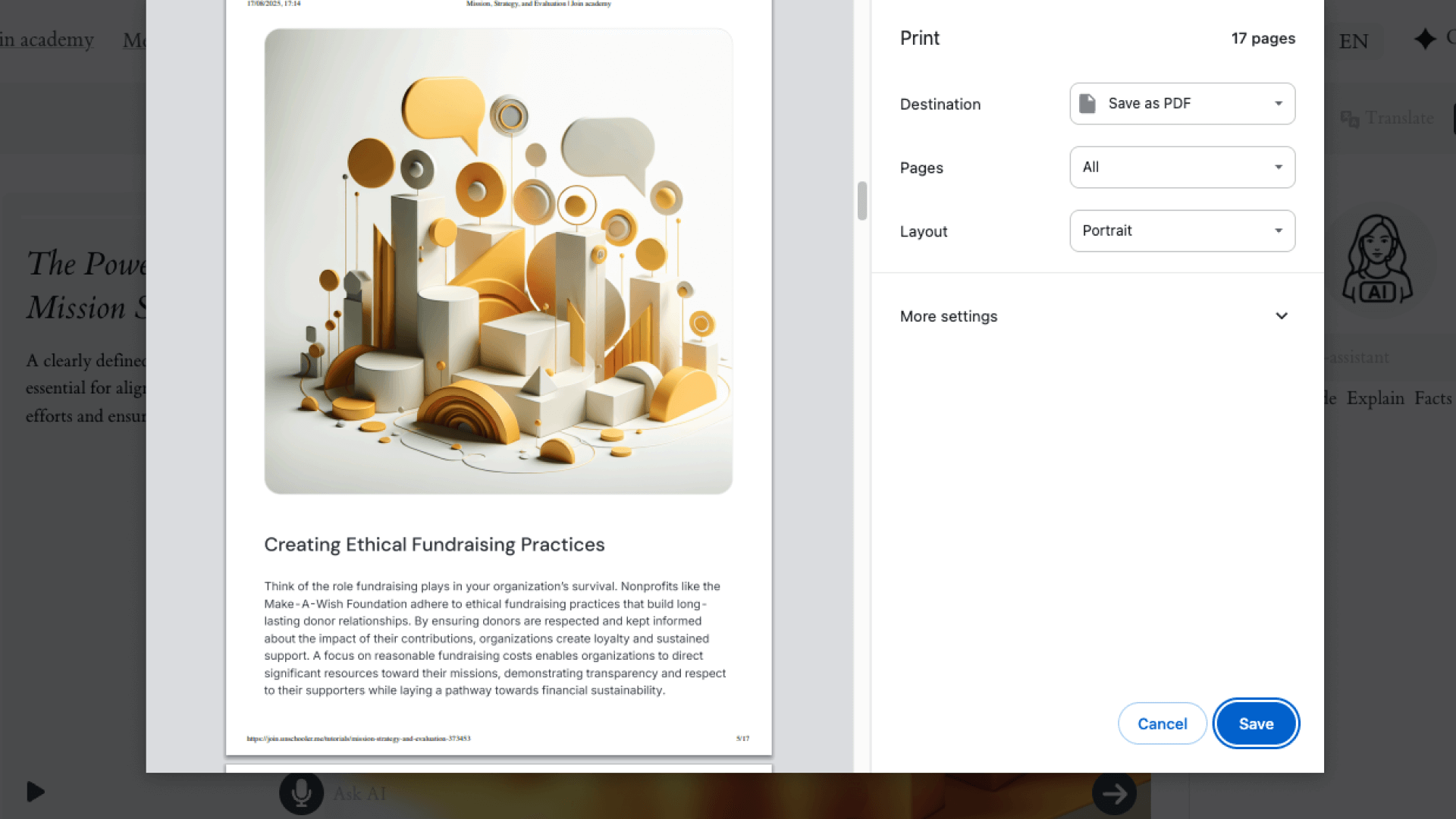 Course Downloadables Download course as whitelabeled pdf